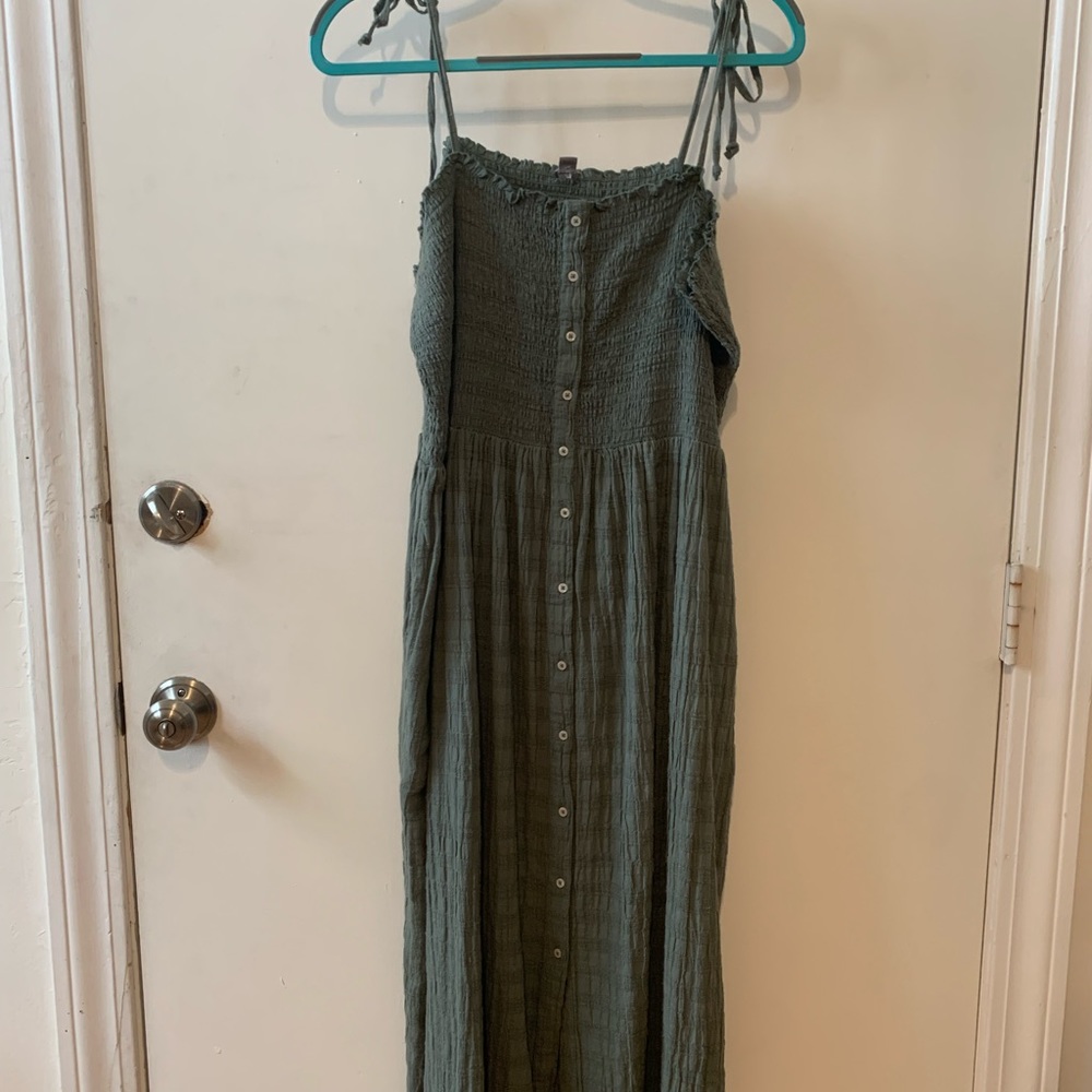 Green aerie maxi dress